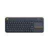 TECLADO INALAMBRICO LOGITECH TOUCHPAD INTEGRADO K400 PLUS