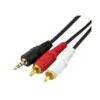 Cable RCA 3m 2 en 1 – Conexión de Audio de Alta Calidad