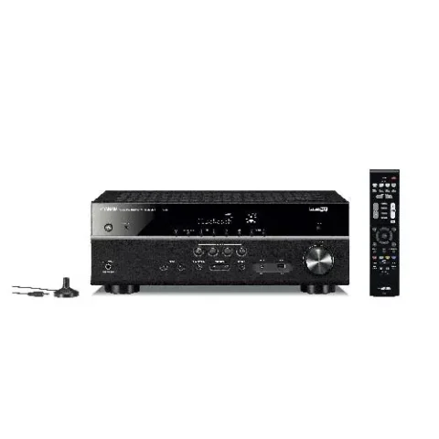 "Amplificador Yamaha RX-V385 - Potente sonido envolvente"