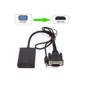 CONVERTIDOR VGA A HDMI AUDIO 3.5