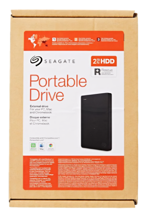 Disco Duro Externo Seagate 2TB USB 3.0 Portátil