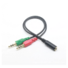 Conector Unión y de Audio 3.5 mm a 2 Hembra 3.5mm - Alta Calidad