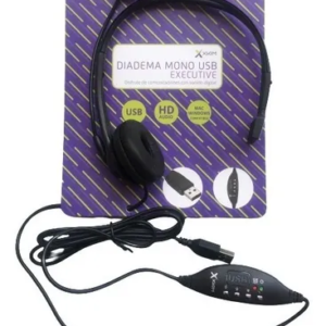 Diadema USB X-KIM HF-400 Executive – Micrófono y Comodidad