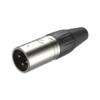 Conector Unión XLR Macho Audio Profesional