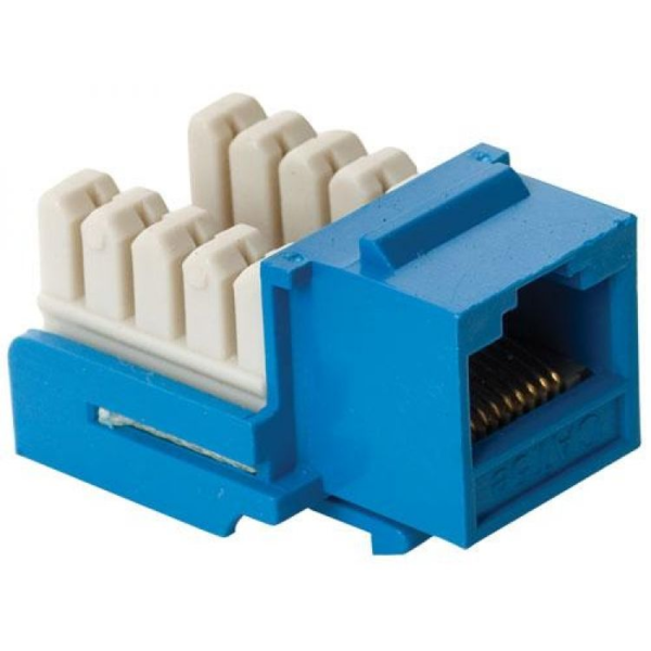 Jack RJ45 Cat 5e keystone conexión confiable LAN