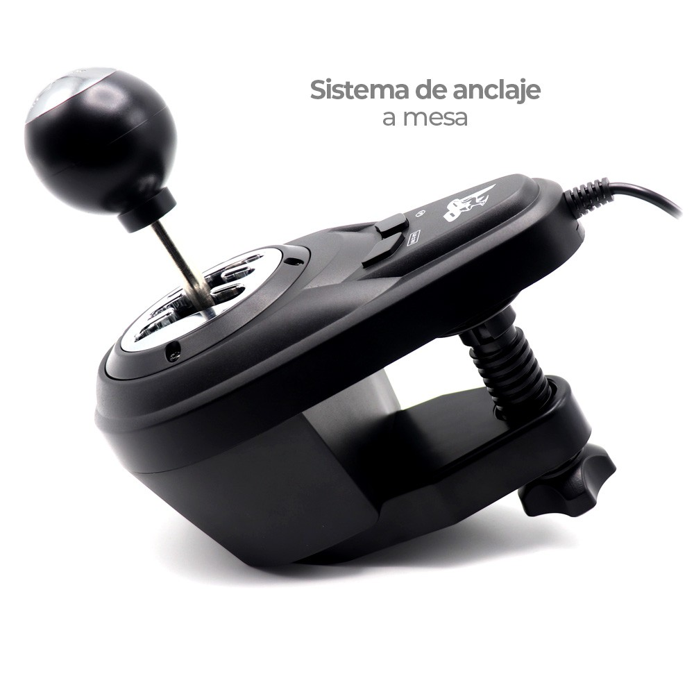 Timón de Carreras Multiconsolas R30 Pro - Volante de Juego Profesional