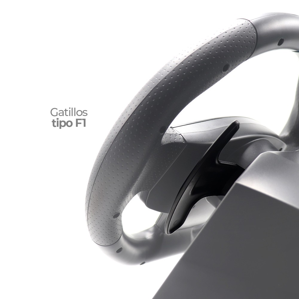 Timón de Carreras Multiconsolas R30 Pro - Volante de Juego Profesional