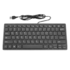 Teclado USB alámbrico Jaltech K-1000 mini slim negro