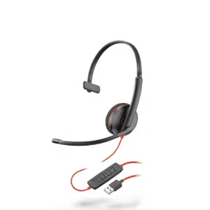 Diadema Plantronics Blackwire C3210 USB-C Monoaural - Audio Profesional