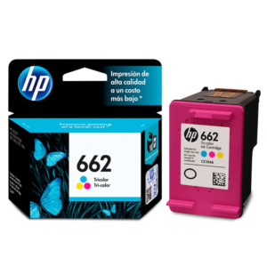 Cartucho de Tinta HP 662 Tricolor Original CZ104AL para DeskJet
