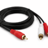 Cable RCA 2x1 1.5m Audio Estéreo Alta Fidelidad