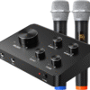 Sistema Micrófono Inalámbrico Rybozen HDMI K-TV 2×UHF