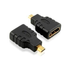 CONECTOR UNION HDMI HEMBRA A MICROHDMI MACHO