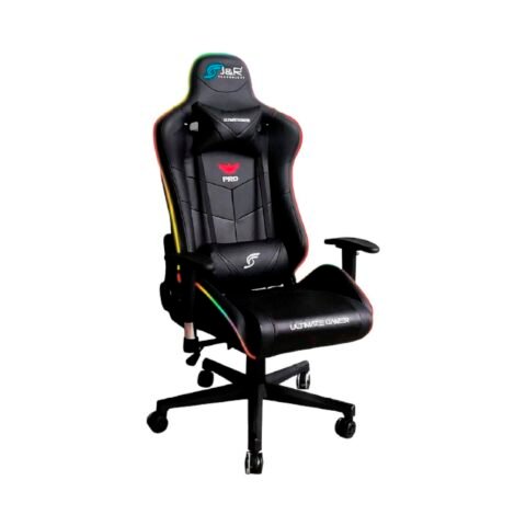 Silla gamer con iluminación RGB J&R SGJR-0041-tecnonacho