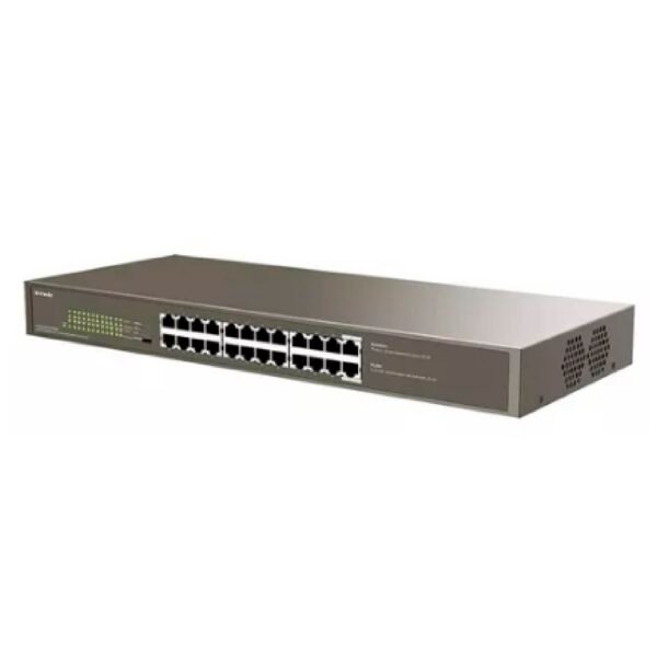 Switch TENDA Gigabit Ethernet TEG1124P-24-250W 1000M y PoE de 24 puertos con PoE de 24 puertos-tecnonacho