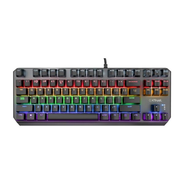 Teclado Gaming Trust GXT 834 Callaz TKL RGB Compacto