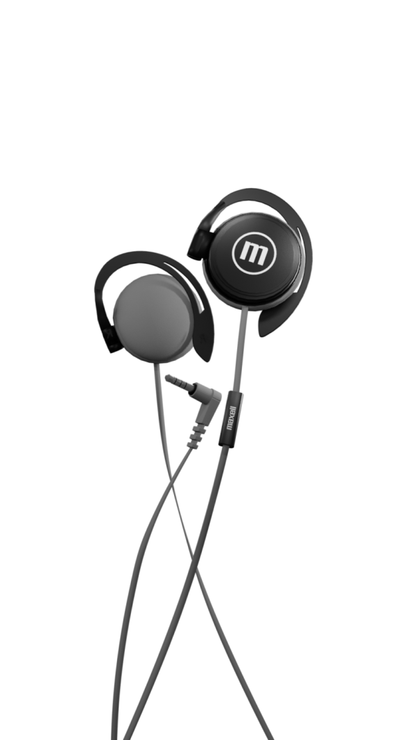 Audífonos Maxell EC-155 con micrófono y gancho ergonómico