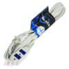 Extensión Eléctrica 3M 3 Tomas Color Blanco