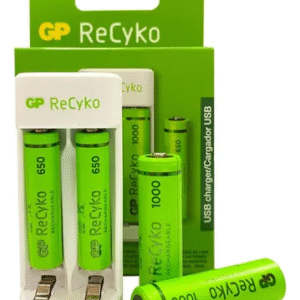 Batería Recargable GP AAA/AA 650mAh E211 + Powerbank