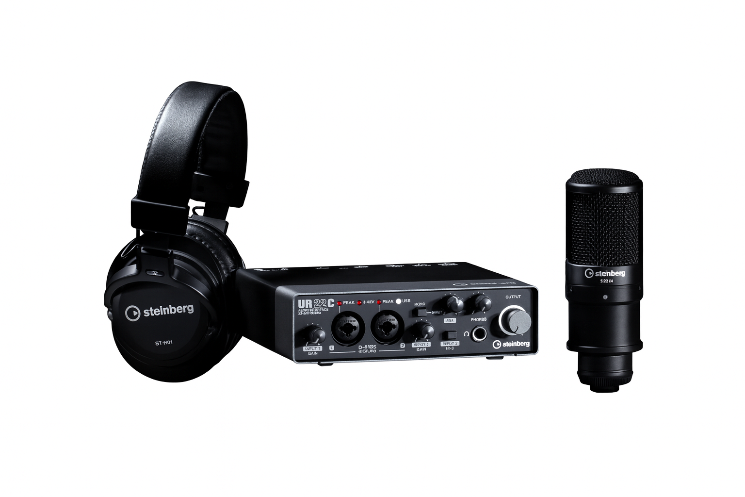 Interface Steinberg UR22C USB 3.0 + Micrófono y Diadema Interface Steinberg UR22C USB 3.0 + Micrófono y Diadema