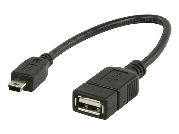 Cable OTG Micro USB a 5 Pines Adaptador USB Host Cable OTG Micro USB a 5 Pines Adaptador USB Host