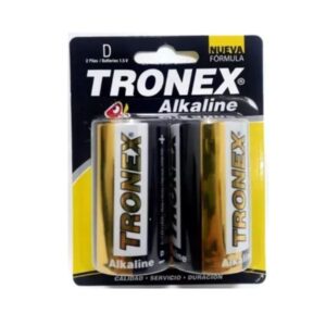 Batería Tronex Alcalina D LR20 de larga duración