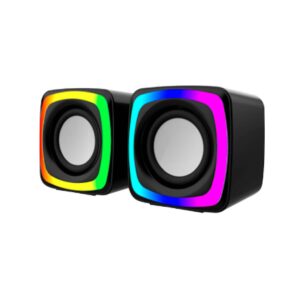 Parlantes LED RGB C6 - Sonido Envolvente y Colorido