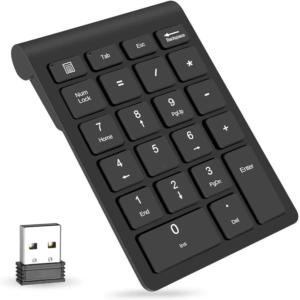 Teclado Numérico Inalámbrico | Compacto y Confiable