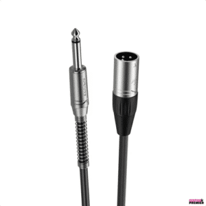 Cable Micrófono 6m Jack 6.3mm a XLR Canon Macho
