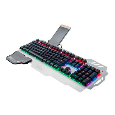 Teclado Gamer USB Unitec MK20 - Retroiluminado y Ergonómico