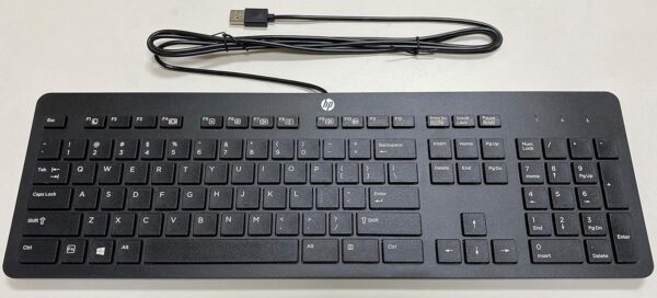 Teclado HP USB - Ergonómico y Resistente