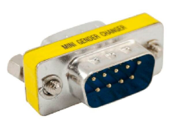 Conector Unión Serial DB9 Macho