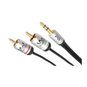 Cable RCA 2x1 3m - Alta calidad y nitidez de sonido