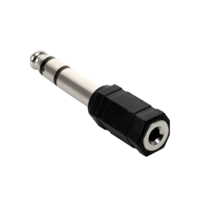 Adaptador Plug 6.3mm Macho a Jack 6.3mm Hembra – Alta Calidad