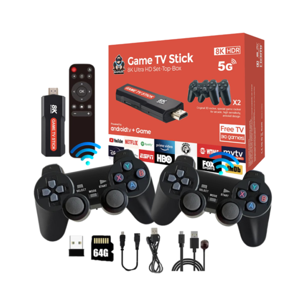 Consola Game Stick 5G 8K Retro y Android TV Box