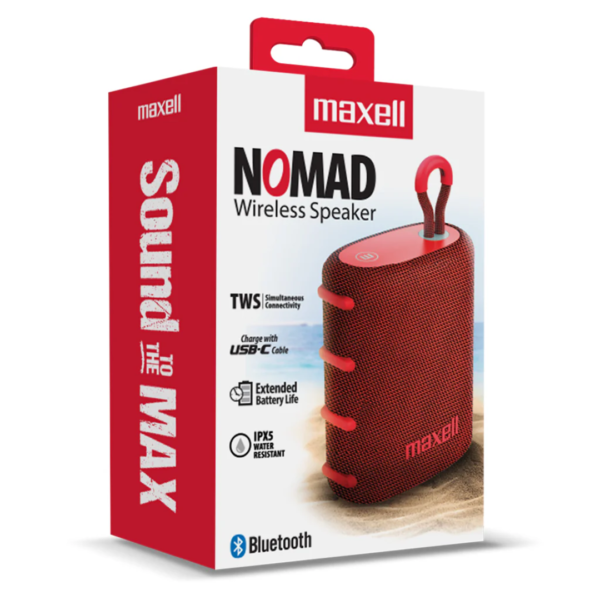 Parlante Bluetooth Maxell Nomad - Sonido Potente y Portátil