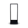 Rack de Piso 24U 19" Acero Laminado 1.20m con Ruedas