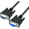 Cable serial DB9 macho-macho 1m conexión estable