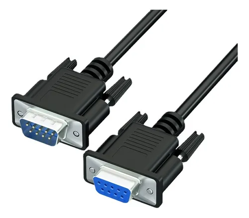 Cable serial DB9 macho-macho 1m conexión estable Cable serial DB9 macho-macho 1m conexión estable