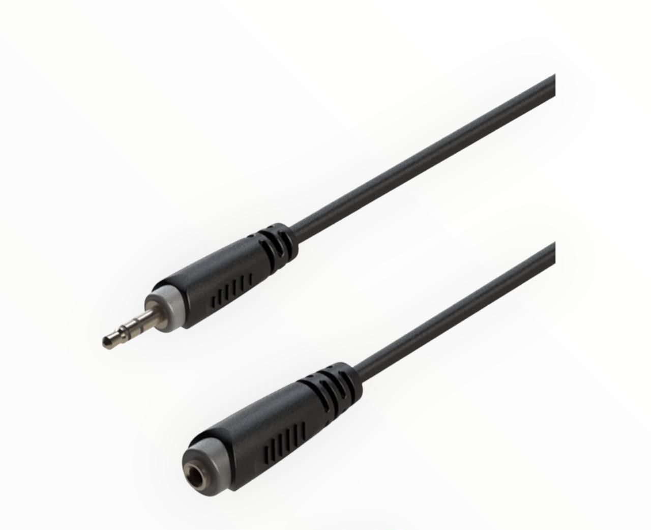 Jack estéreo 3.5 mm hembra para extensión de audífonos