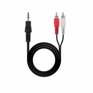 Cable de Audio Plug 6.3mm a 3.5mm 2m