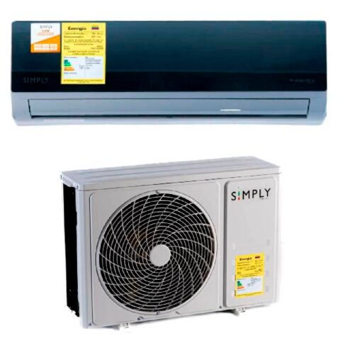 Aire Acondicionado Simply Inverter 12000 BTU 220V. Un diseño elegante y compacto que se adapta a cualquier espacio.