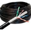 METRO DE CABLE UTP CAT 6 EXTERIOR 100% COBRE