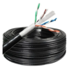 Cable UTP Cat 6 exterior 100% cobre por metro LAN