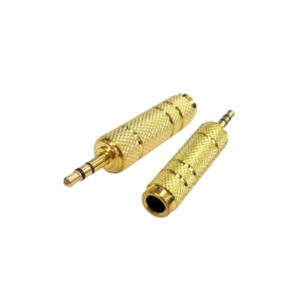 Conector Convertidor Plug 3.5mm Macho a Plug 6.5mm Hembra