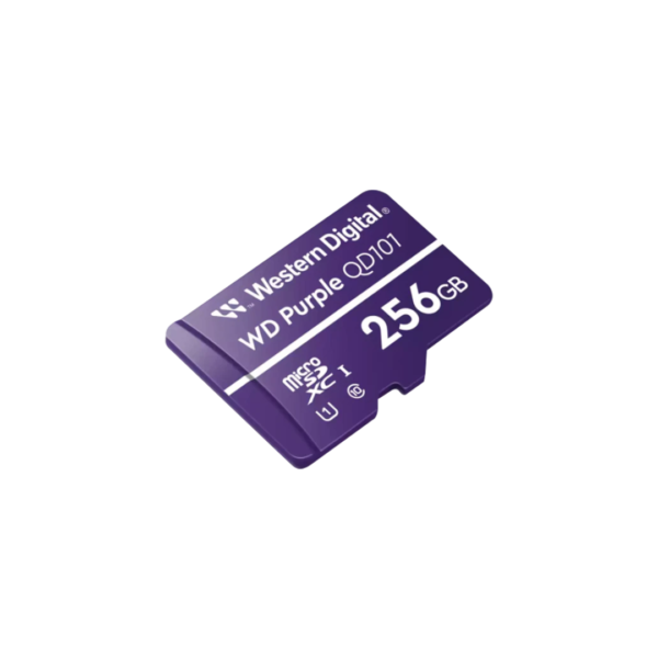 Tarjeta de Memoria Micro SD Western Digital Púrpura de 256GB