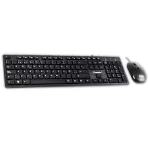 COMBO TECLADO MOUSE USB JANUS SENCILLO KY-K841 + KY-M582