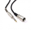 Cable para Micrófono 6M Jack 6.3mm a XLR Macho | Sonido Profesional
