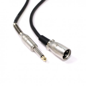 Cable para Micrófono 6M Jack 6.3mm a XLR Macho | Sonido Profesional