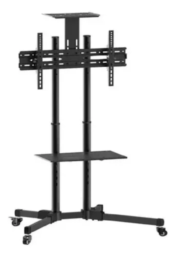 Soporte Transportable para TV de 32" a 65" con Capacidad de 50kg y Soporte para Proyector